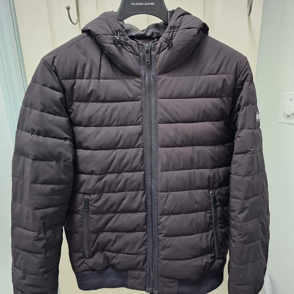 DKNY Men's Black Puffer Jacket